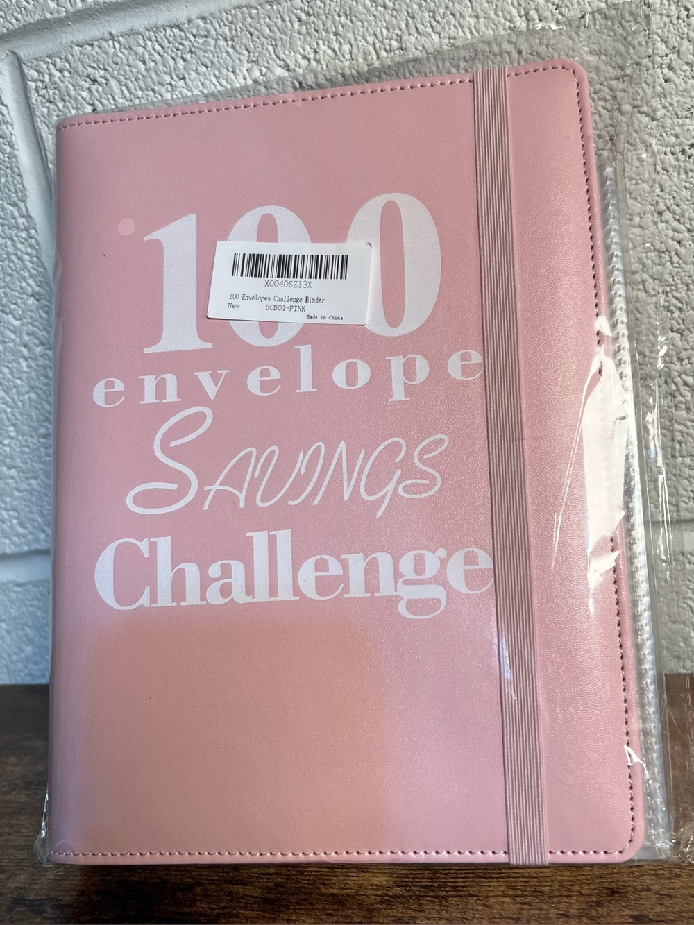 100 Envelope Savings Challenge Book Pink Binder Savings Thrifty Planner